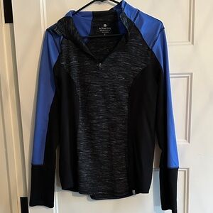 Active Life Black and Blue Performance Hoodie